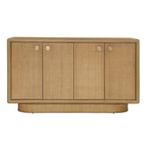 Crispina Natural and Brass Pulls Sideboard